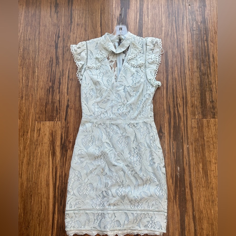 Adelyn Rae Blue Cut Out Dress Size: M